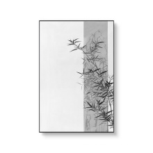 Chinese traditional style bamboo landscape art Hand painted wall paintings canvas art for home interior decoration